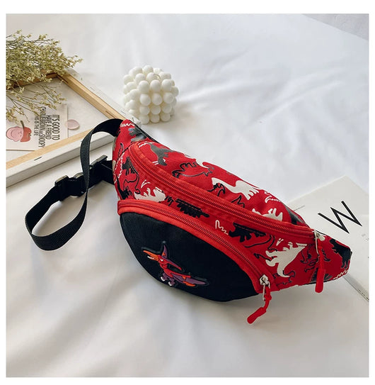 Bolsa Cruzada Infantil con Dinosaurio Cartoon - Mochila Pecho Niño - Image 25