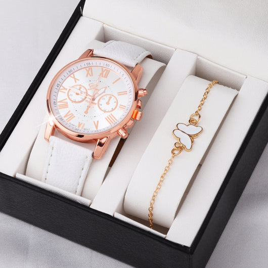 Reloj Mariposa Multicolor Doble Capa para Mujer - Image 10