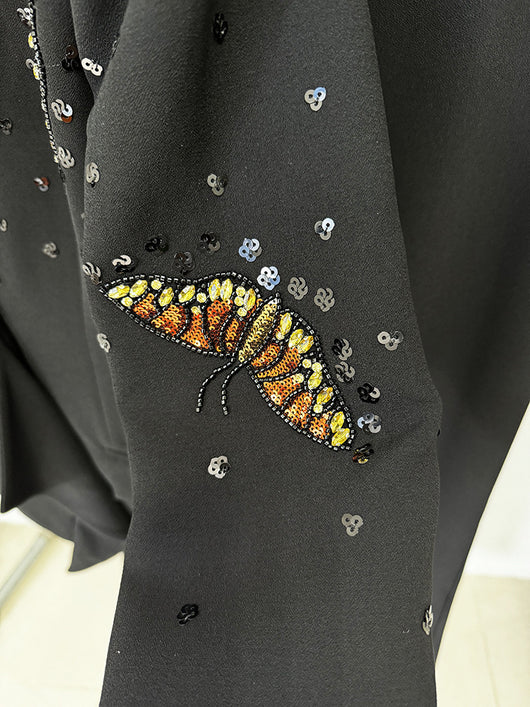 Conjunto de Traje con Mariposas 3D y Cristales Brillantes para Mujer - Image 9