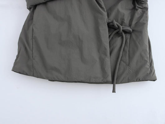 Abrigo Kimono Cruzado Diseño Exclusivo con Cordones y Encaje en Algodón - Image 13