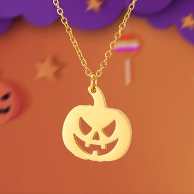 Collar con Dije de Calabaza y Fantasma para Halloween - Image 73