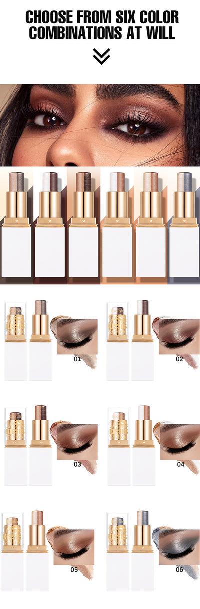 Paleta de Sombras Pearlescentes en Barra - 6 Colores - Image 19