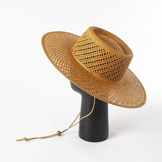 Sombrero de Paja Tejido con Encaje y Ala Ancha para Primavera y Verano - Image 31