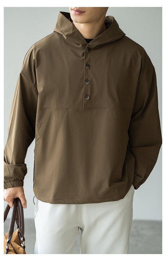 Chaqueta Impermeable de Montaña con Capucha para Hombre - Secado Rápido - Image 25