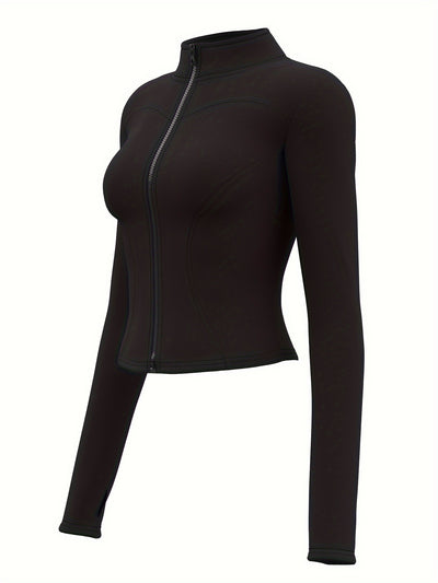 Chaqueta Deportiva Ajustada de Alta Elasticidad Transpirable Slim Fit - Image 18