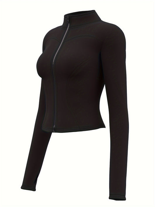 Chaqueta Deportiva Ajustada de Alta Elasticidad Transpirable Slim Fit - Image 18