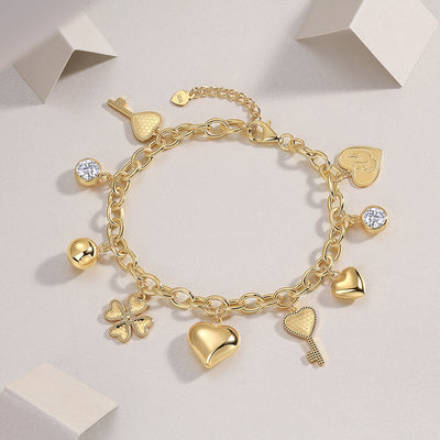 Pulsera de Moissanita con Cadena Trasera para Mujer - Image 14