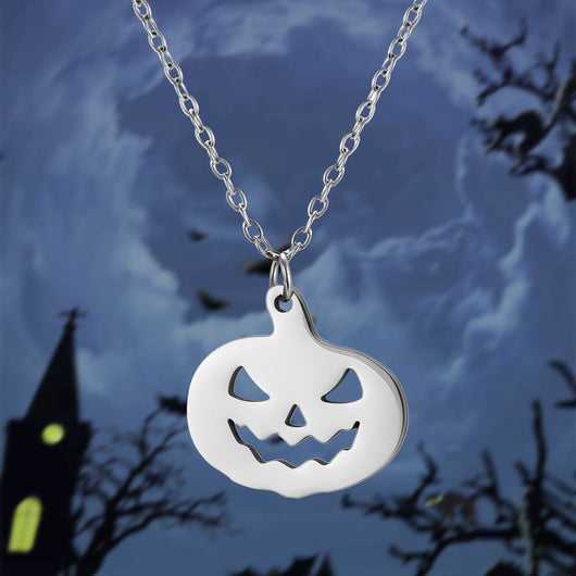 Collar con Dije de Calabaza y Fantasma para Halloween - Image 43