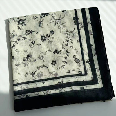 Pañuelo Estampado con Flores Pequeñas - Diseño Clásico - Image 20