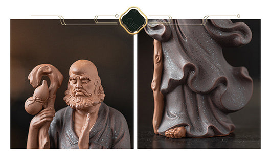 Ornamento Zen Ancestral: Bodhidharma Cruzando el Río - Image 30