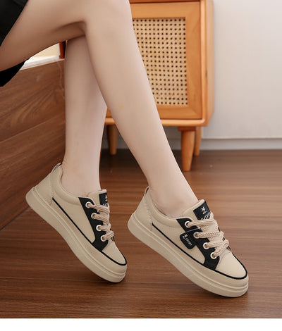 Tenis Blancos Plataforma Estilo Coreano - Comodidad Premium para Mujer - Image 24