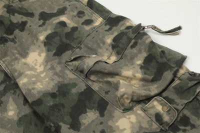 Pantalones de Trabajo Camuflaje Tie-dye Multi-bolsillos para Montaña - Image 26