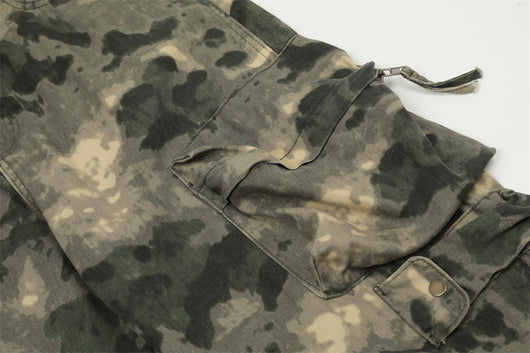 Pantalones de Trabajo Camuflaje Tie-dye Multi-bolsillos para Montaña - Image 26