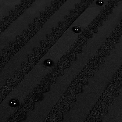 Camisa Medieval de Pliegues para Hombre Estilo Europeo y Americano - Image 17