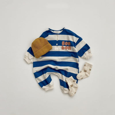 Mameluco a Rayas para Bebé - Ropa de Primavera y Otoño - Image 21