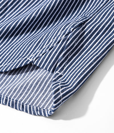 Camisa Retro de Rayas Verticales Manga Larga para Hombre - Image 36