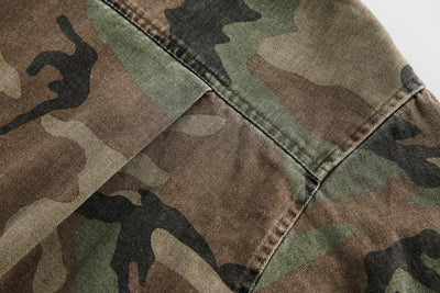 Camisa Hombre Camuflaje Vintage con Efecto Tinta Desgastada - Image 21