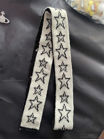 Bufanda Tejida con Estrellas para Otoño e Invierno - Image 18