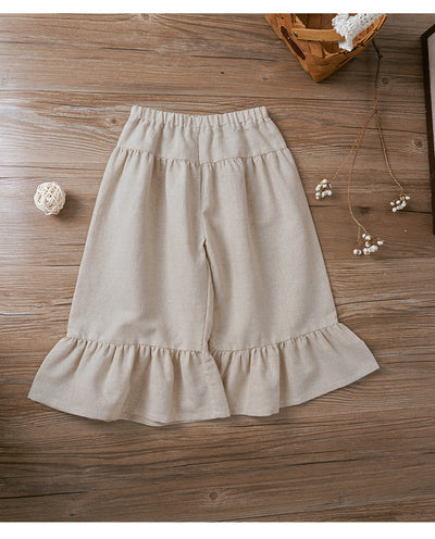 Pantalón Niña Estilo Nórdico Cintura Elástica Colores Puros - Image 20