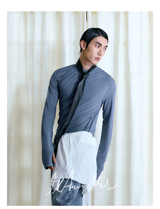 Corbata Retro Borrable con Forma de Flecha Negra - Image 10
