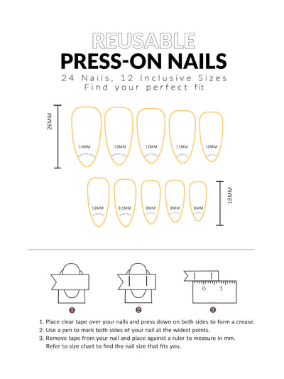 Stickers de Uñas Frosted Almond Medium Wear Armour - Image 11