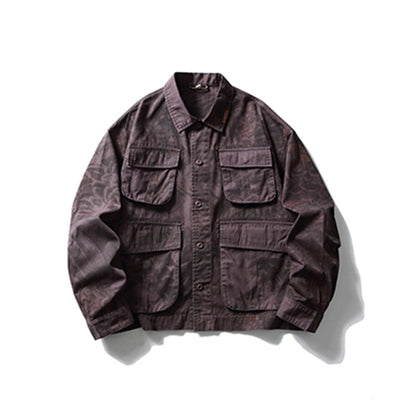 Chaqueta de Trabajo Camuflaje Tie-Dye para Hombre - Image 37