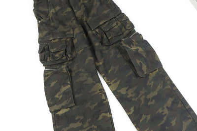 Pantalón de Trabajo Camuflaje Americana Cintura Alta Pierna Ancha - Image 9