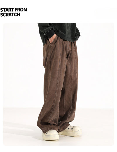 Jeans Rectos Vintage Maillard con Efecto Caída Americana - Image 11