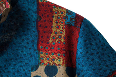 Camisa de Lino Floral Casual para Hombre - Image 37