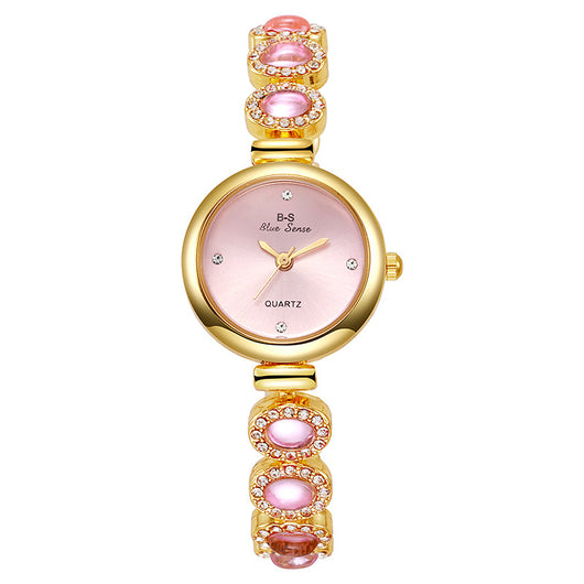 Reloj de Pulsera Elegante para Mujer con Dial Redondo y Diamantes - Image 26