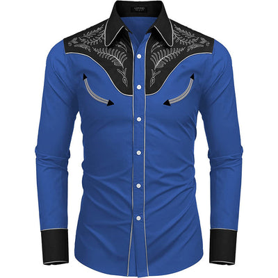 Camisa Suelta Estampada Estilo Western Americano - Image 24