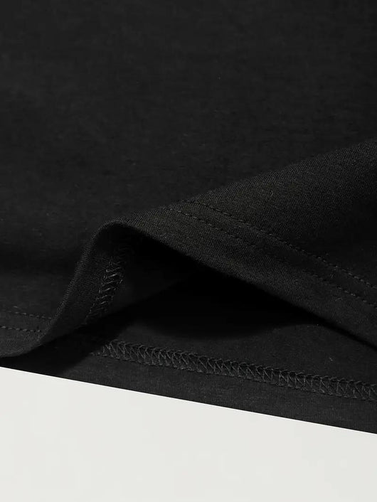 Playera Negra de Algodón para Niño - Diseño Papá me Dijo que Podía - Image 8