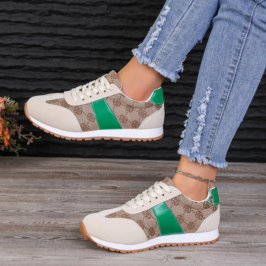 Zapatos Casuales Oversize para Mujer con Encaje Floral y Cordones - Image 15