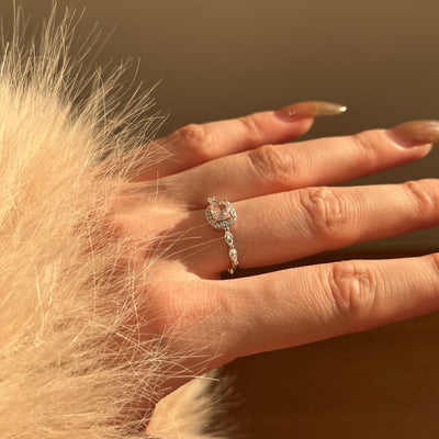 Anillo de Plata Capas Cubo para Mujer - Image 24