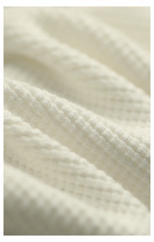 Suéter Henley Casual de Cuello V y Manga Larga para Hombre - Image 19
