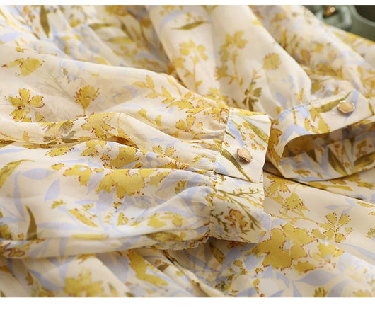 Vestido Floral de Gasa Francesa - Image 58