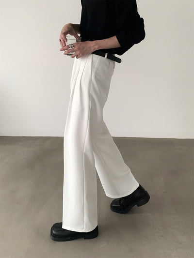 Pantalones Anchos Efecto Drapeado Estilo Urbano Relajado - Image 34