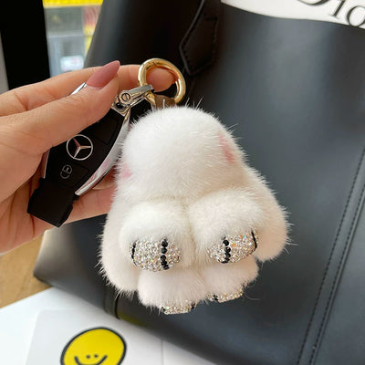 Llavero Colgante Conejo Peluche Mink Red Viral - Image 68