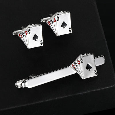 Gemelos de Póker y Pasador de Corbata Ejecutivo - Image 30