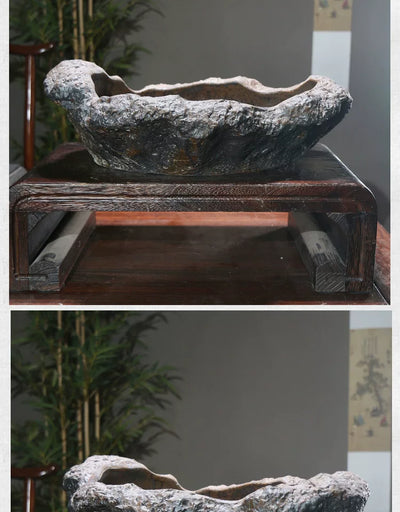 Maceta Decorativa Luna de Piedra Púrpura para Mesa - Image 19