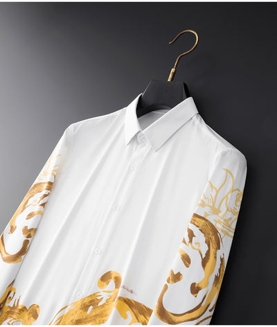 Camisa Ejecutiva Antiarrugas sin Planchado Slim Fit Manga Larga - Image 12