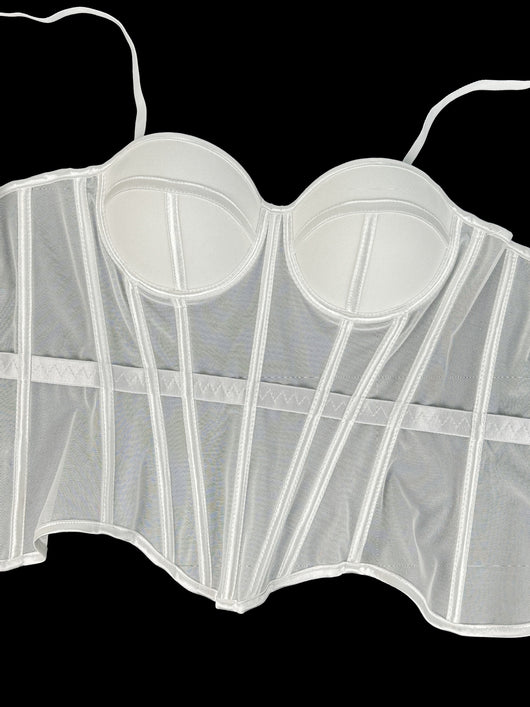 Corsé Reductor de Malla Estilo Europeo - Camiseta Ajustadora de Cintura - Image 23
