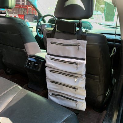 Bolsa Organizadora Canvas para Asiento de Auto - Gran Capacidad - Image 15