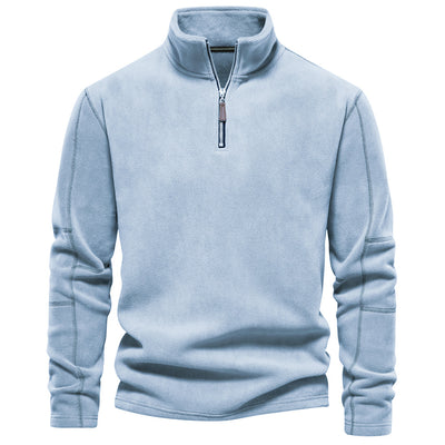 Sudadera Deportiva para Hombre con Cuello Alto y Cierre de Medio Zip - Image 18