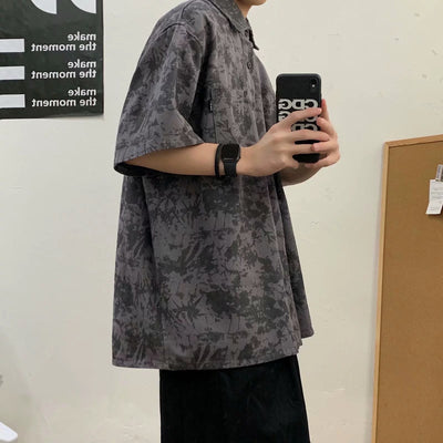 Conjunto de Tres Piezas Estilo Hong Kong - Camisa, Abrigo y Pantalones Cortos - Image 41