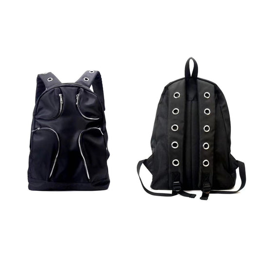 Mochila Táctica Negra de Gran Capacidad con Múltiples Bolsillos - Image 11