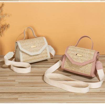 Bolsa Crossbody Cuadrada Pequeña con Lentejuelas Tejidas - Image 14