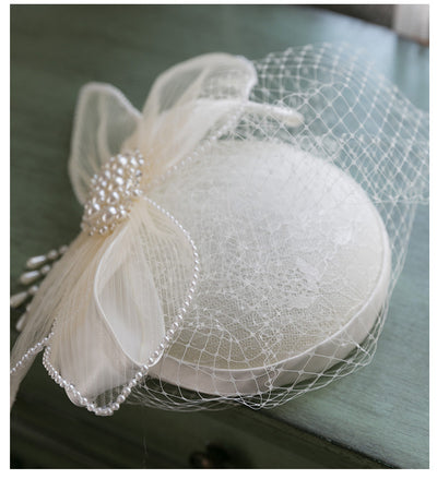Gorra Vintage de Malla Blanca Perla - Image 18