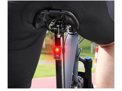 Luz Trasera Bicolor para Bicicleta - Faro de Advertencia Nocturno Compacto - Image 37