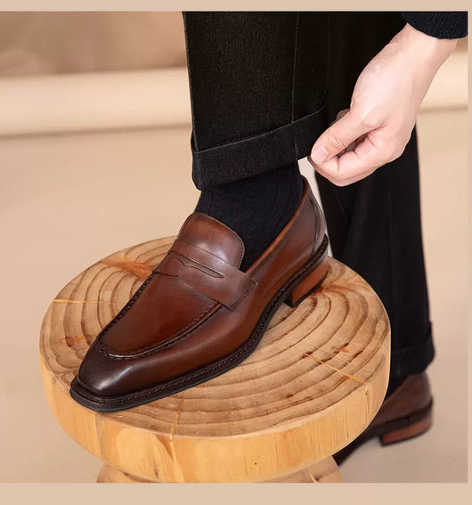 Zapatos Casuales de Cuero Genuino para Hombre - Outdoor - Image 53